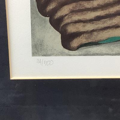 972 "Lady in Lace" K. Lempicka Signed Numbered Lithograph Tamara de Lampicka