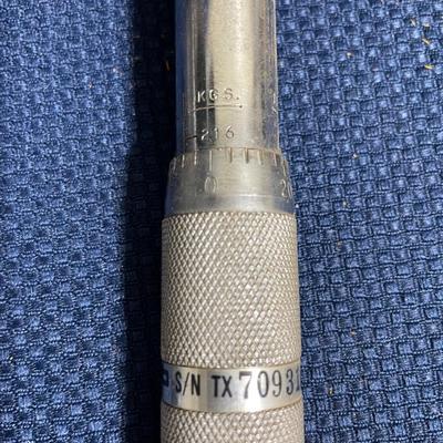 Proto 6063 3/8â€ drive fixed head torque wrench