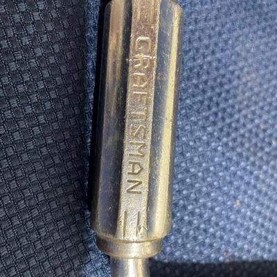 Craftsman speed wrench, Vtg knob 1/2â€ drive