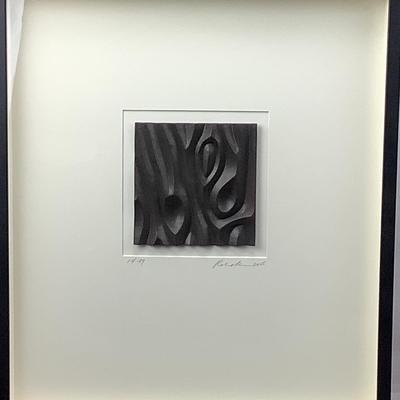 978 Mixed Media Framed Art Signed Numbered and Dated