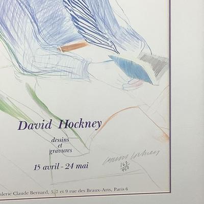 979 David Hockney Signed and Numbered Print
