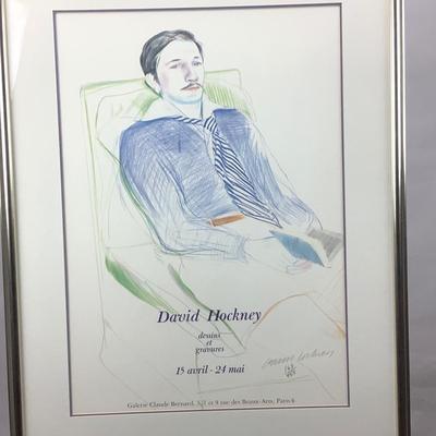 979 David Hockney Signed and Numbered Print
