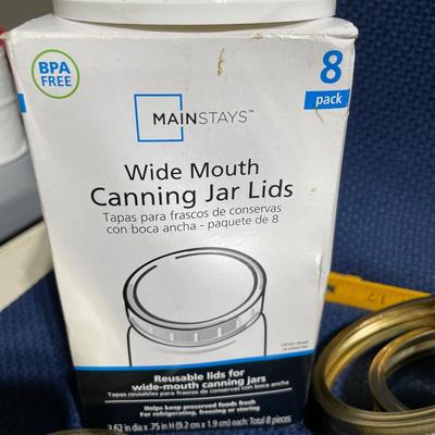 Wide mouth jar lids