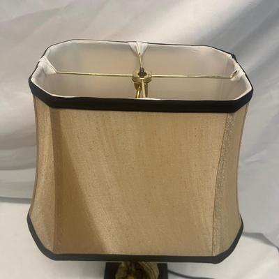 Metal Framed Pocket Watch Style Mirror & Table Lamp (B2-MG)