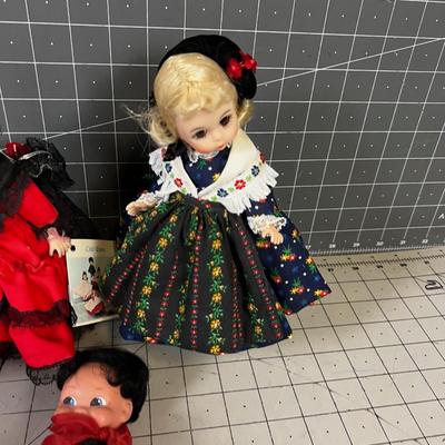 Vintage Dolls (2) Madam Alexander and a Toy Boy Additional Doll