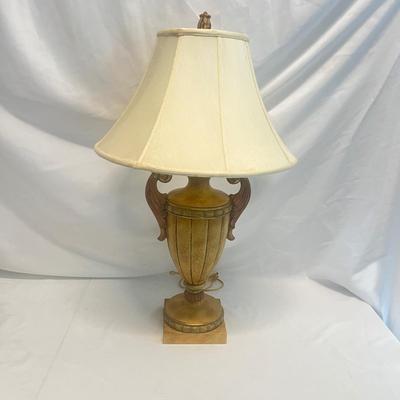 Quartz Clock, Miniature Broom & Table Lamp (B2-MG)
