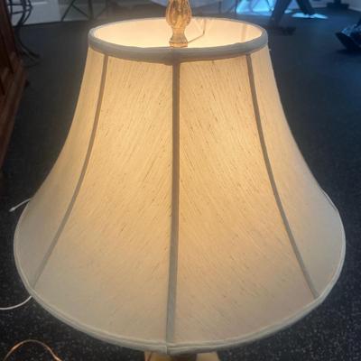 Quartz Clock, Miniature Broom & Table Lamp (B2-MG)