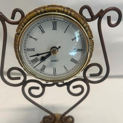 Quartz Clock, Miniature Broom & Table Lamp (B2-MG)