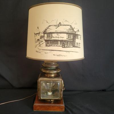 Railroad Lantern Table Lamp (DR-DW)