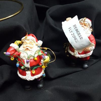 Coca Cola Santa Ornament Collection