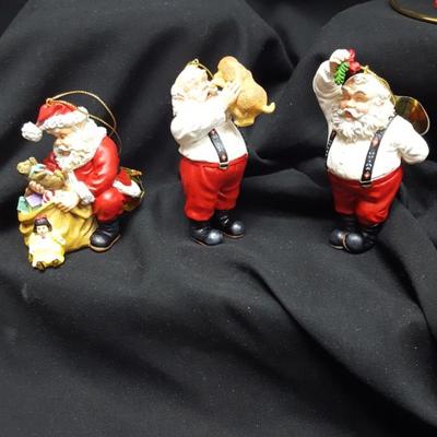 Coca Cola Santa Ornament Collection