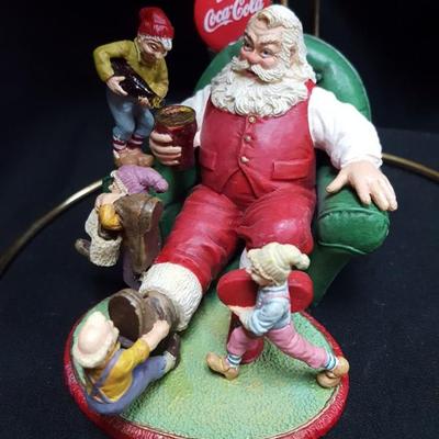 Coca Cola Santa Ornament Collection