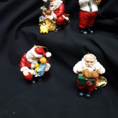 Coca Cola Santa Ornament Collection