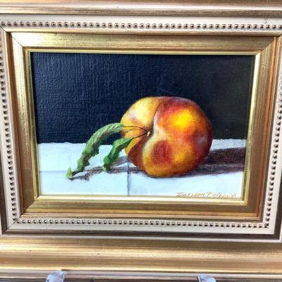989 Original Oil Painting "Peach Shadows" by Darlene Marie Phipps