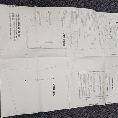 Walt Disney's Cinderella Apron Pattern  #1
