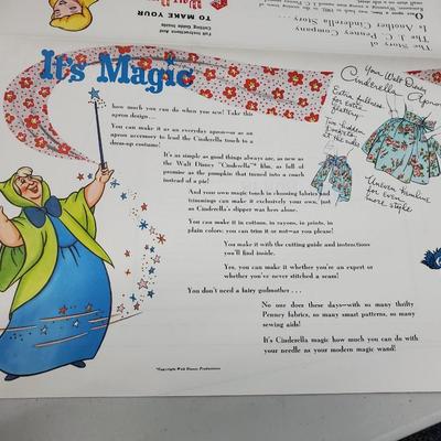 Walt DIsney's Cinderella Apron Pattern #2