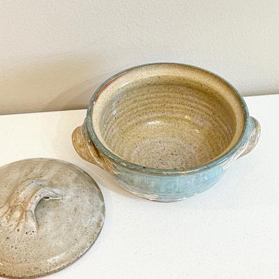 MERCY FARM ~ Lidded Ceramic Pottery Bowl