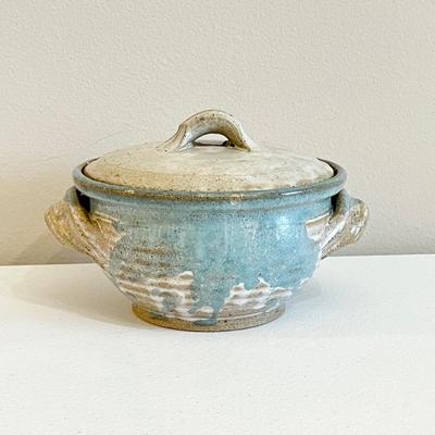 MERCY FARM ~ Lidded Ceramic Pottery Bowl