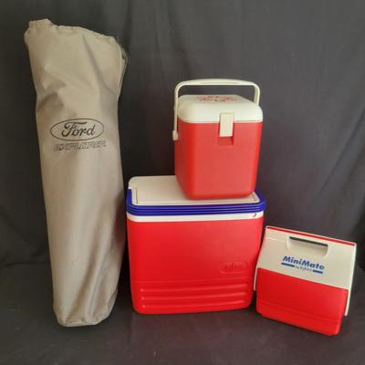 Igloo Coolers and Ford Explorer Folding Chairs (LR-DW)