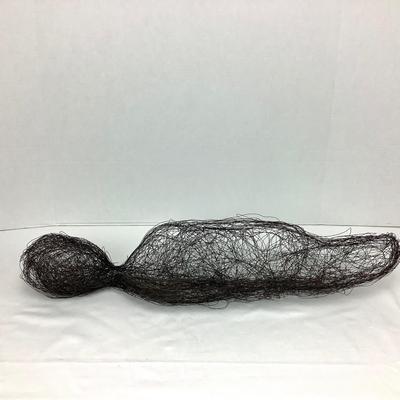 990 Steel Wire Sculpture titled â€œImmortalâ€ by Rebecca Kamen