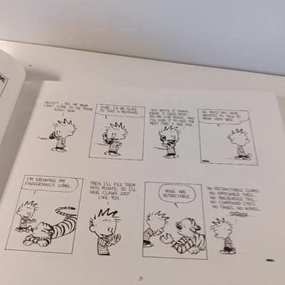 Three Calvin and Hobbs Comic books