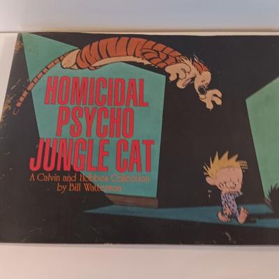 Three Calvin and Hobbs Comic books