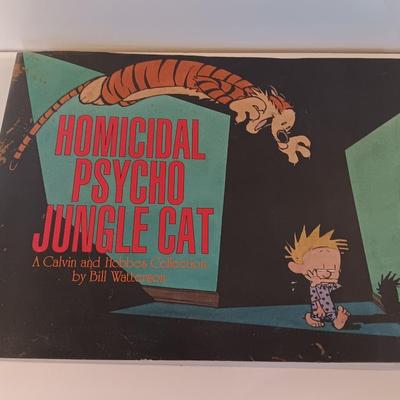 Three Calvin and Hobbs Comic books