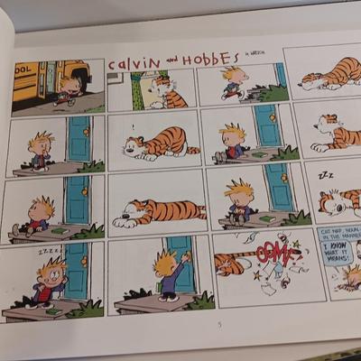 Three Calvin and Hobbs Comic books