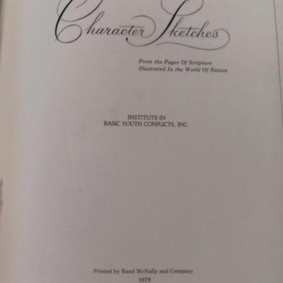 Character Sketches From the pages of Scripture Hardback book with book sleeve