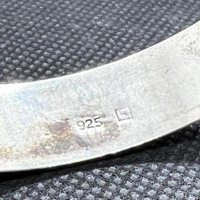 Sterling Silver engraved Bangle