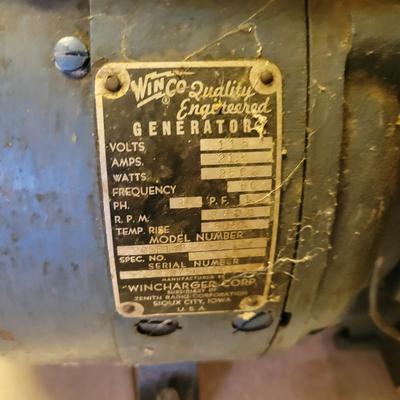 Winco Generator and a Compressor Hose (K-DW)