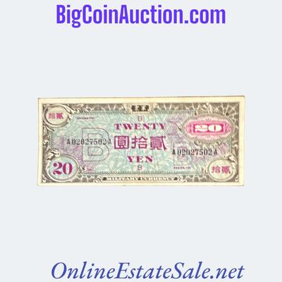 1945 JAPAN-AMC 20 YEN