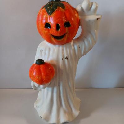 Two vintage Halloween candles