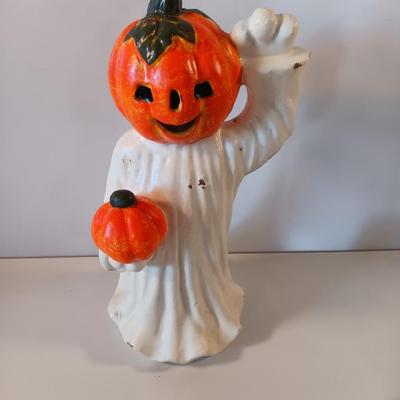 Two vintage Halloween candles