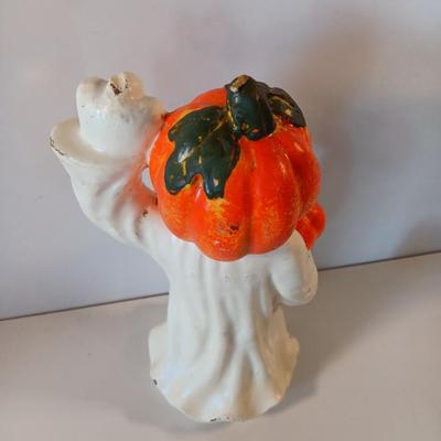 Two vintage Halloween candles
