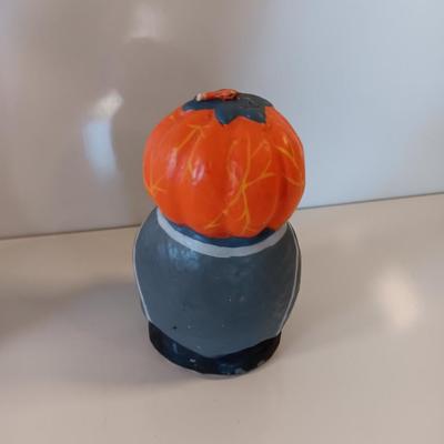 Two vintage Halloween candles