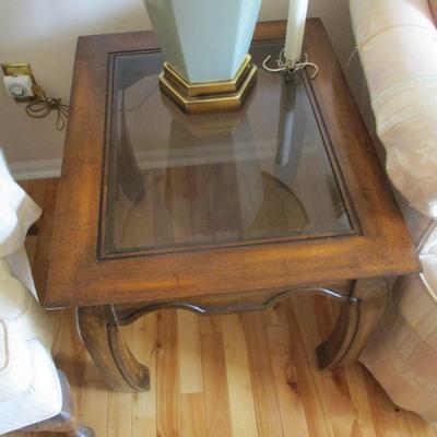 Side Table With Glass Top Choice 1 - A