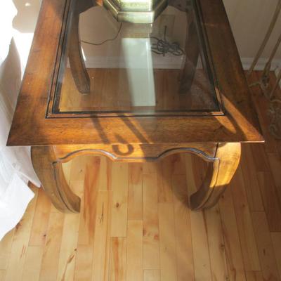 Side Table With Glass Top Choice 2 - A