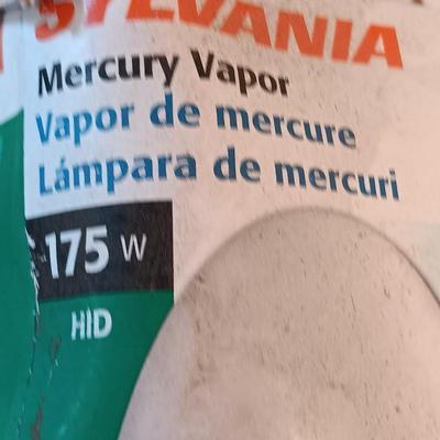 Two Mercury vapor light bulbs new in the boxes - both work