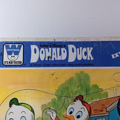 Three vintage 1979 Disney Children's puzzles - complete
