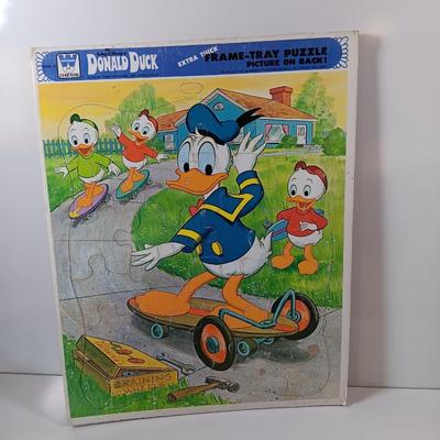 Three vintage 1979 Disney Children's puzzles - complete