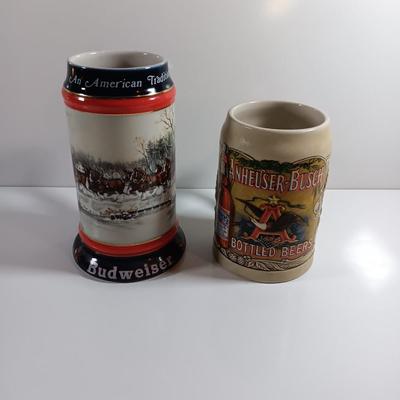 Budweiser Mugs Anheuser Bush Drinking mugs / Barware