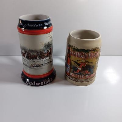 Budweiser Mugs Anheuser Bush Drinking mugs / Barware