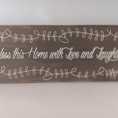 Clairmont & Co. Mississippi made wall art BLESS THIS HOME WITH LOVE AND LAUGHTER