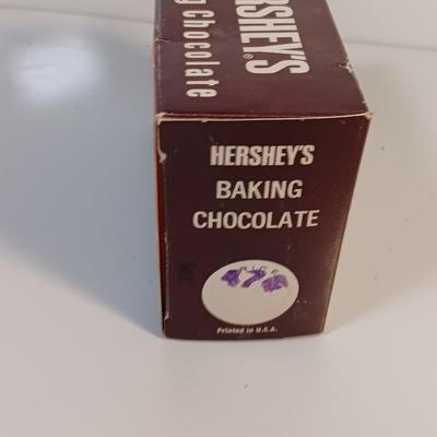 Vintage Hershy's box with Vintage Barnum's butter box in excellent condition