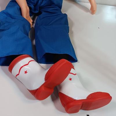 Vintage 1973 Howdy Doody Ventriloquist Doll Complete working condition RARE in near mint!! Eegee