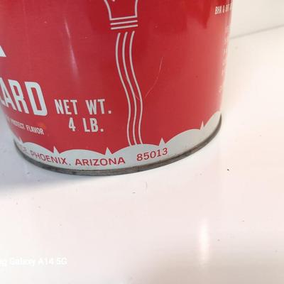 Vintage empty Cudahy REX pure Lard tin
