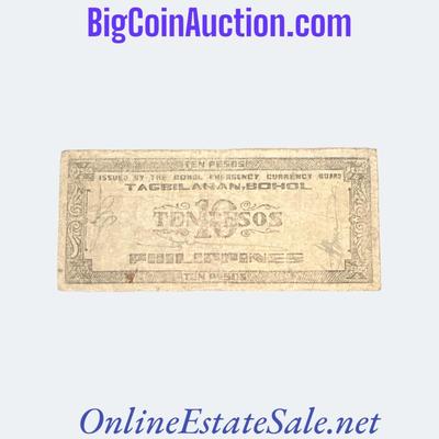 1942 PHILIPPINES 10 PESOS