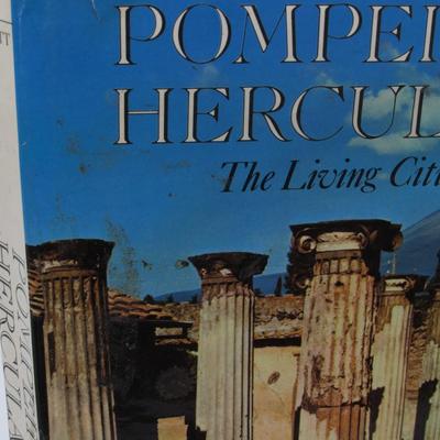 Pompeii and Herculaneum The Living Cities of the Dead Vintage Color Photograph & Illustrations History Book