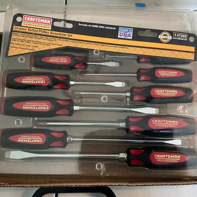 G1968 Set of New Craftsman Screwdriver Set, Open End Wrench, Torx Set